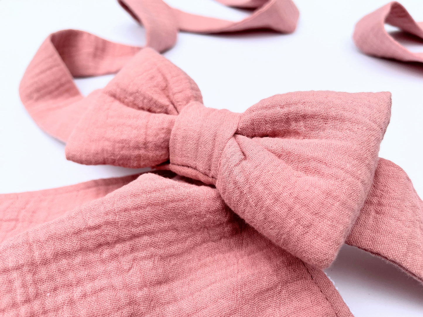 Mamabow in Flamingo Pink 3 Burp Cloth Bundle