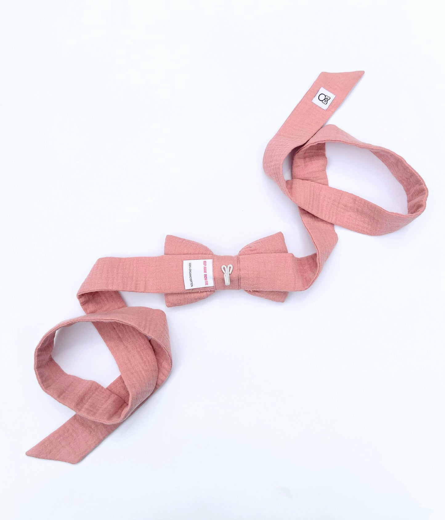 Mamabow in Flamingo Pink 3 Burp Cloth Bundle